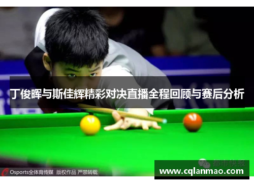 丁俊晖与斯佳辉精彩对决直播全程回顾与赛后分析